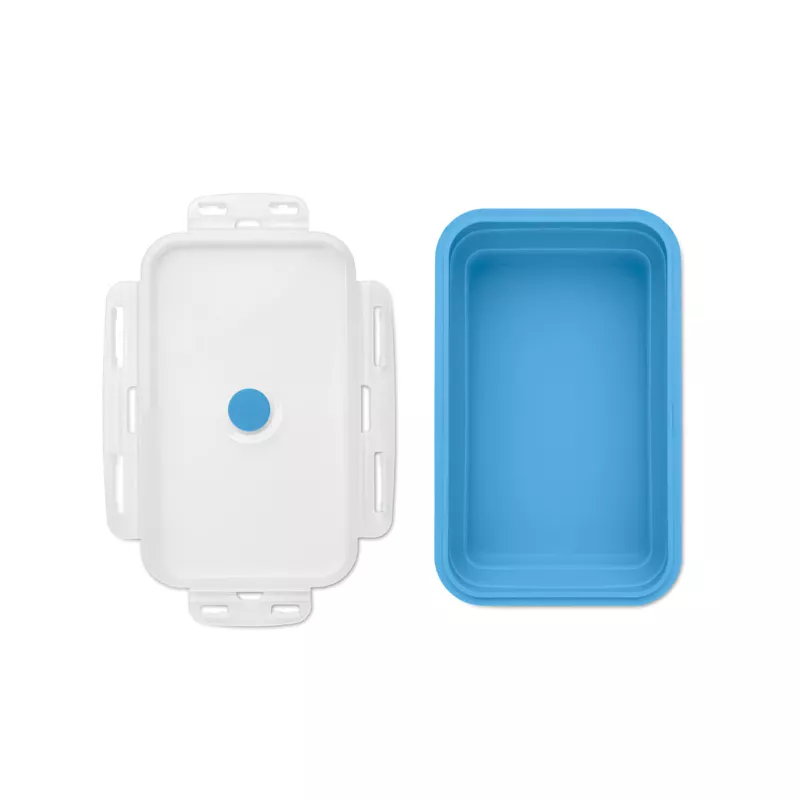 Lunchbox składany silikonowy 1200 ml KOLAPSO - Baby Blue (MO2549-66)