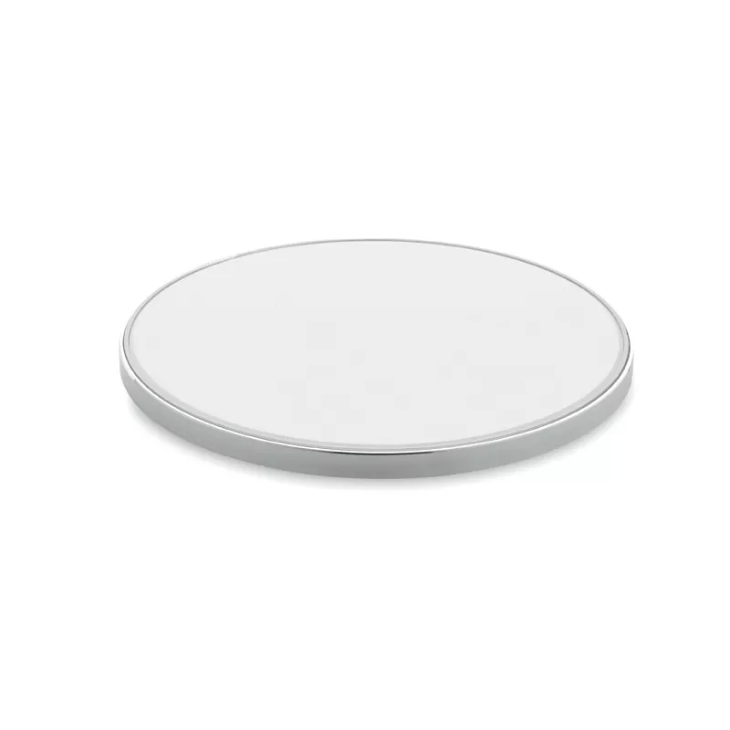 Ładowarka bezprzewodowa 10W szklana RESS - Bialy (MO6761-06)