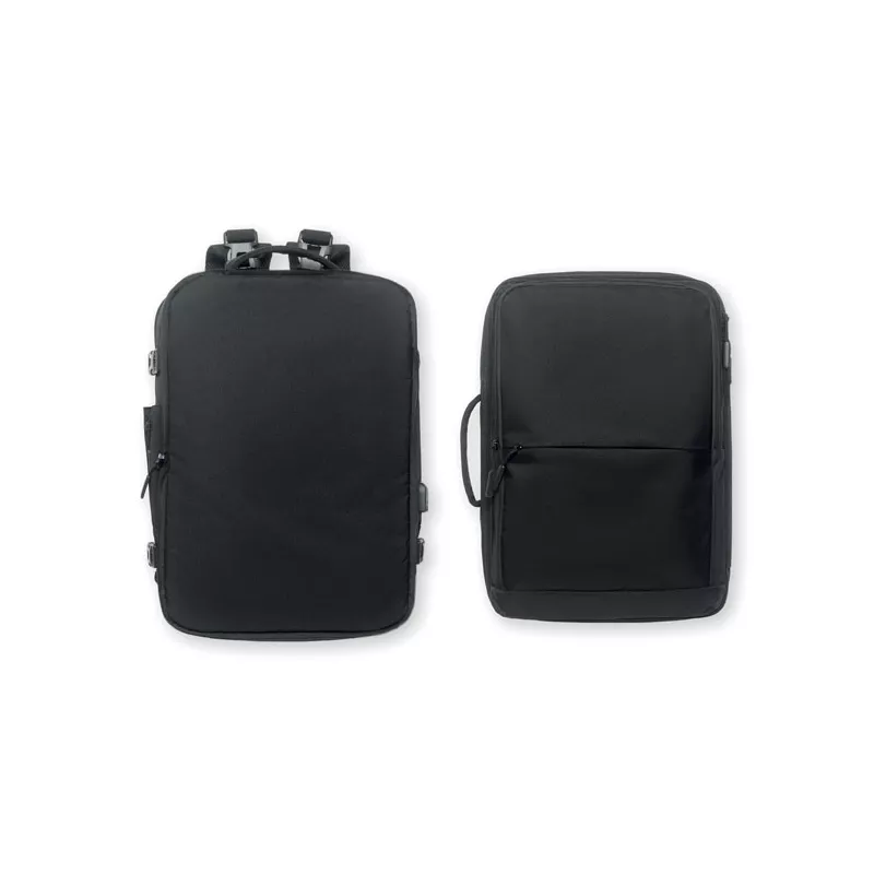 Plecak modułowy RPET 600D SOPHIS - Czarny (MO6901-03)