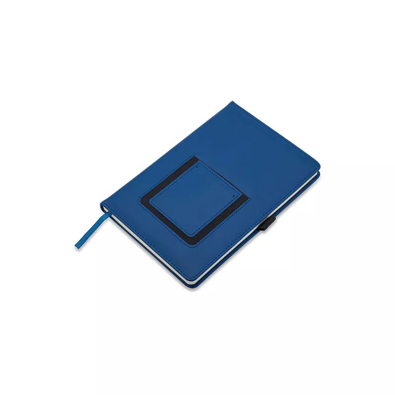 Notes z kieszonką na telefon Eibar - granatowy (R64248.42)
