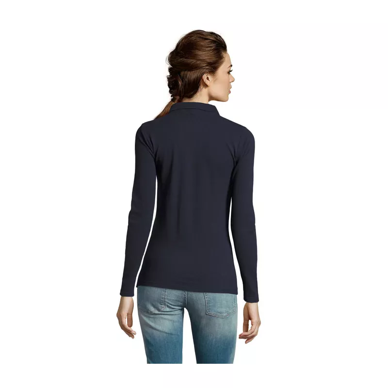 Polo damskie 180 g/m² Sol's PERFECT LSL WOMEN - French Navy (S02083-FN)