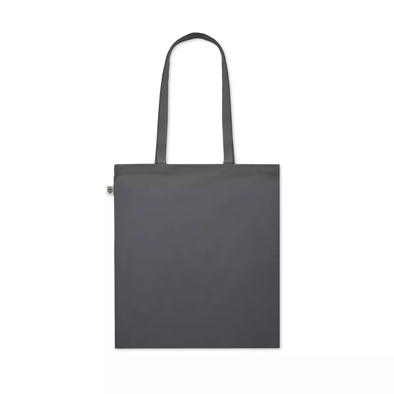 Torba na zakupy z bawełny organicznej 180 g/m² ONEL - Kamienny Szary (MO6711-15)