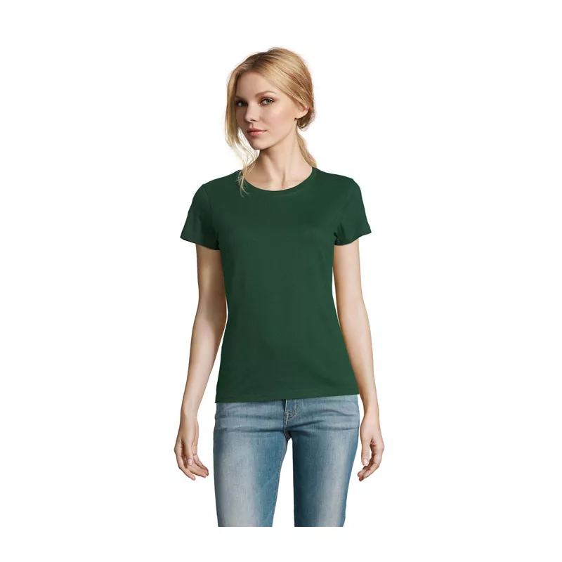 Koszulka damska 190 g/m² Sol's IMPERIAL WOMEN - Ciemno-Zielony (S11502-BO)
