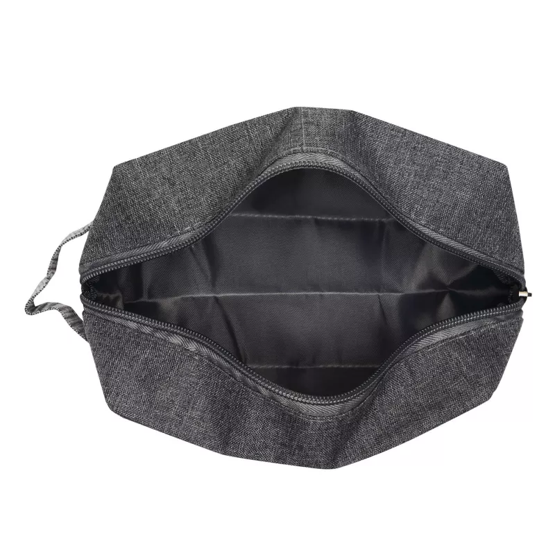 Kosmetyczka CANNES z poliestru z recyklingu (rPET) - szary (56-0810551)