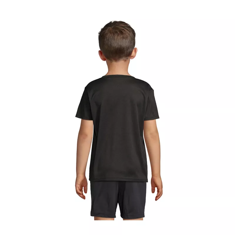 Koszulka sportowa dziecięca Sol's SPRINT KIDS - Czarny (S04773-BK)