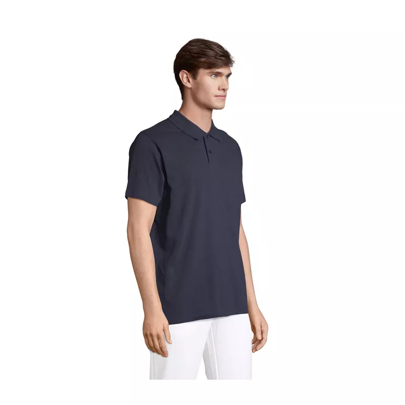 Koszulka polo unisex z czesanej bawełny Sol's PULSE - French Navy (S04502-FN)