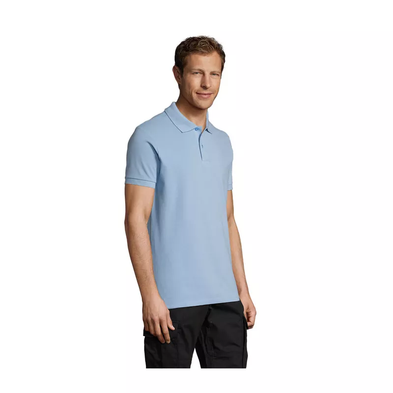 Koszulka polo męska piqué 180 g/m² Sol's PERFECT MEN - Sky Blue Pique (S11346-SP)