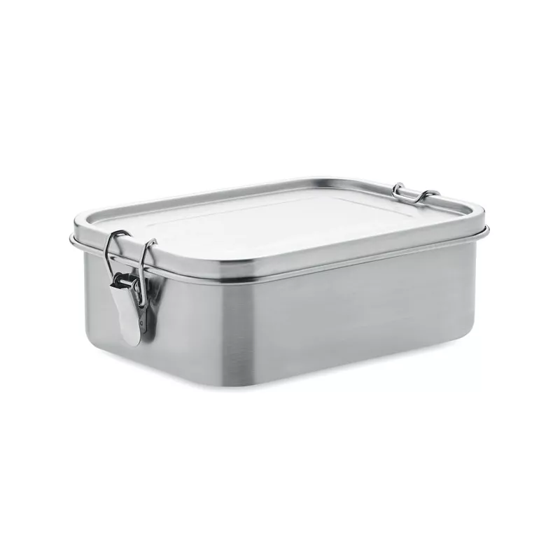 Lunchbox stalowy z przegródką 1200 ml SAO - Srebrny Mat (MO6671-16)