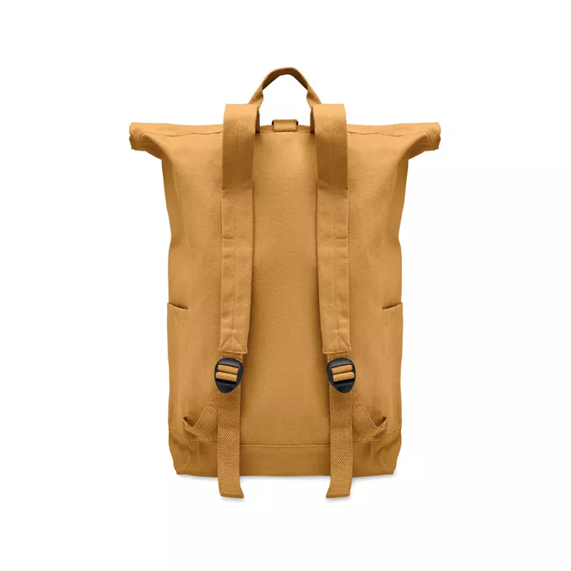 Plecak z bawełny z recyklingu 390 g/m² KAMET - Ochre (MO2552-78)
