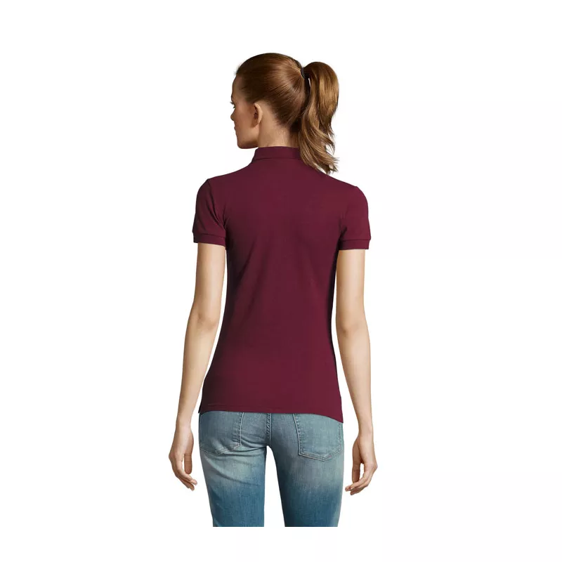 Koszulka polo damska piqué 170 g/m² Sol's PASSION - Burgundy (S11338-BG)