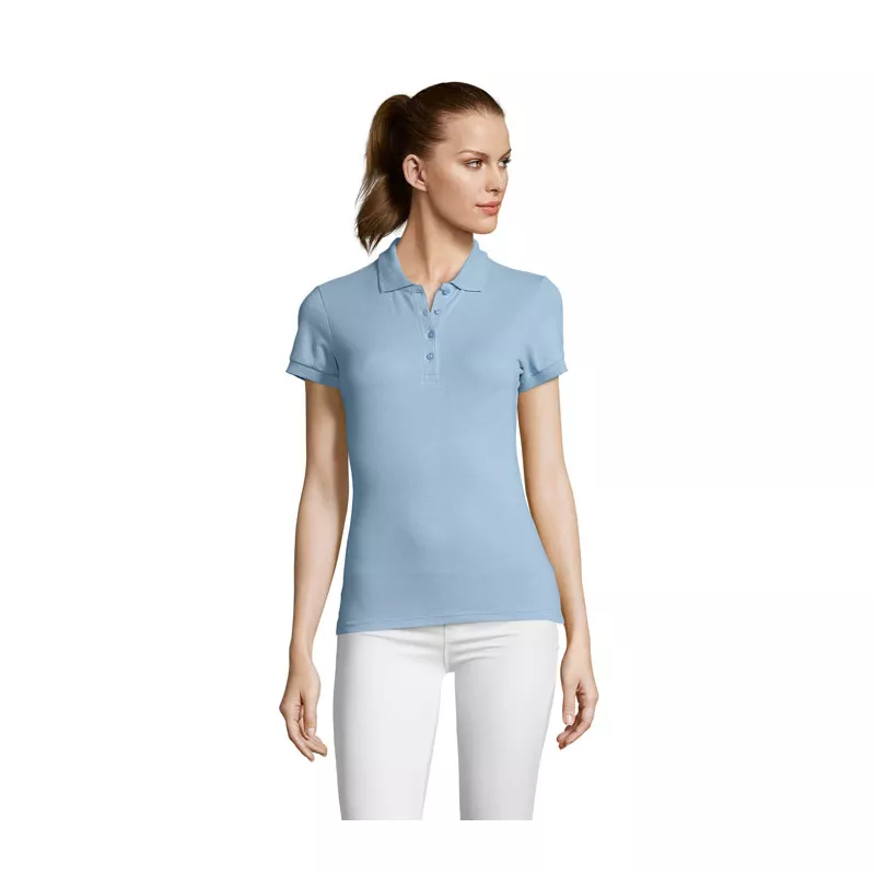 Koszulka polo damska piqué 170 g/m² Sol's PASSION - Sky Blue Pique (S11338-SP)
