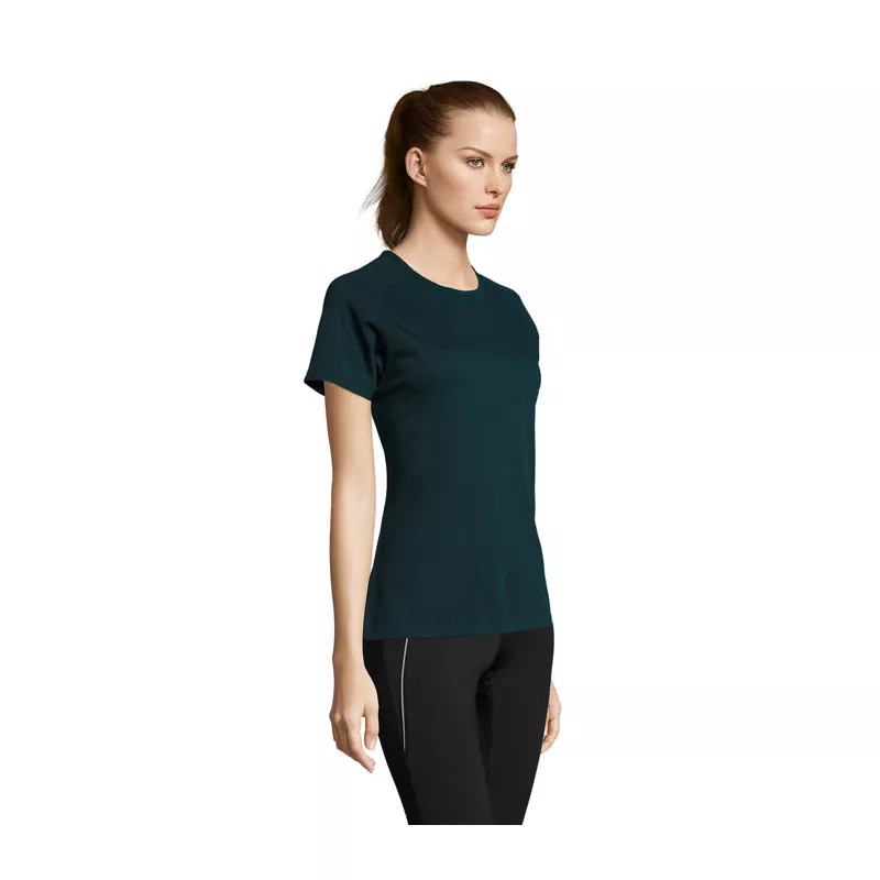Koszulka sportowa damska 140 g/m² Sol's SPORTY WOMEN - Błękit Naftowy (S01159-PB)