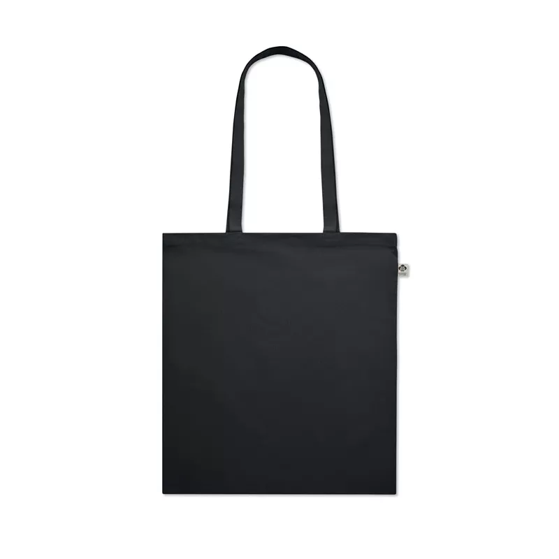 Torba na zakupy z bawełny organicznej 180 g/m² ONEL - Czarny (MO6711-03)