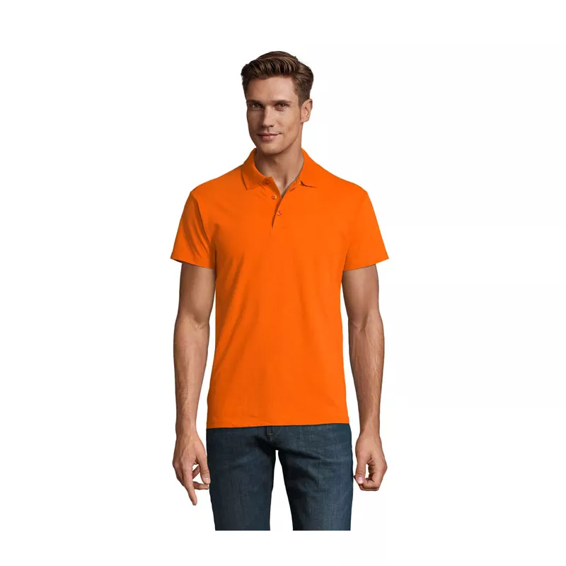 Koszulka polo męska piqué 210 g/m² Sol's SPRING II - Pomaranczowy (S11362-OR)