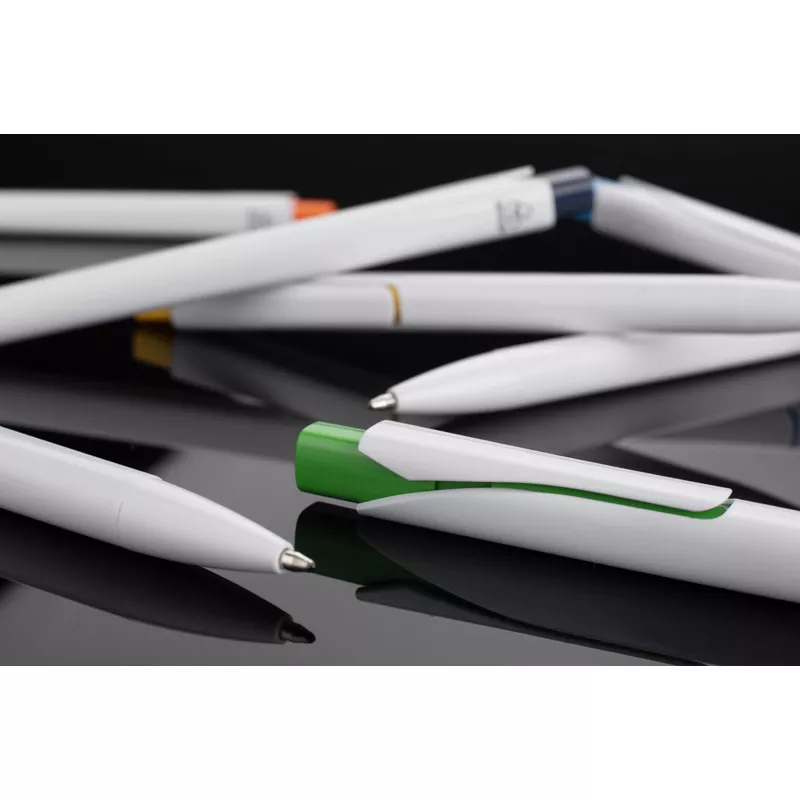 Długopis z tworzywa rABS KLIBO - zielony jasny (19739-13)