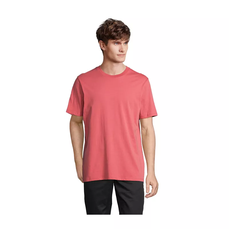 Koszulka unisex organiczna 175 g/m² Sol's LEGEND - Folk Pink Twin (S03981-FY)