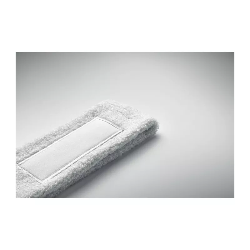 Opaska na głowę z polibawełny ATAMA - Bialy (MO2609-06)