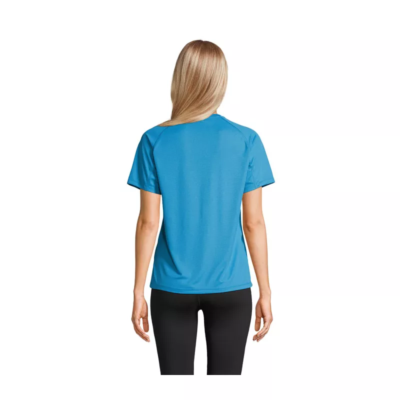 Koszulka sportowa damska Sol's VORTEX WOMEN - Aqua (S04788-AQ)