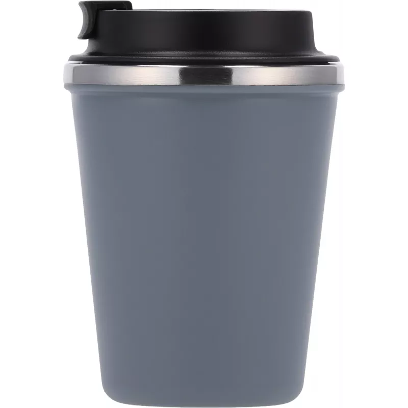 Kubek termiczny 350 ml z powłoką z recyklingu METODY - szary (8496207)