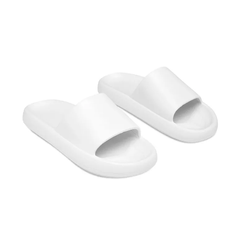 Klapki basenowe unisex z EVA rozmiar 44–45 EVASLIDE - Bialy (MO2899-06)