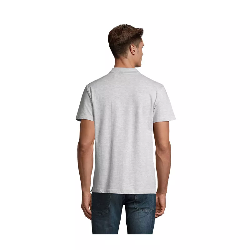 Koszulka polo męska piqué 210 g/m² Sol's SPRING II - Popiól (S11362-AS)