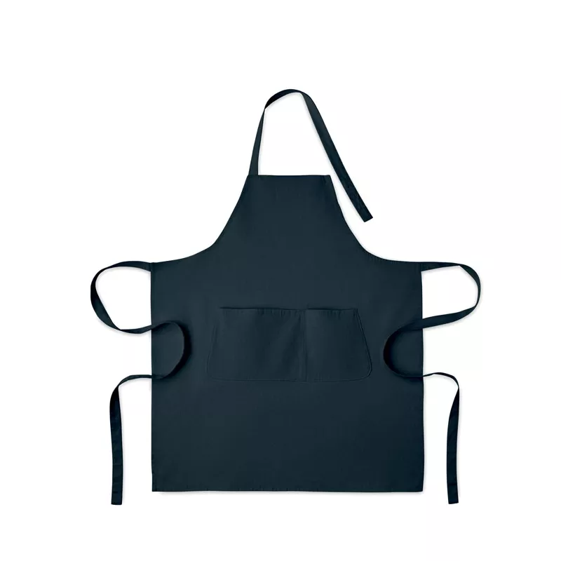 Fartuch z bawełny organicznej 240 g/m² GAMMA - Niebieski (MO2249-04)