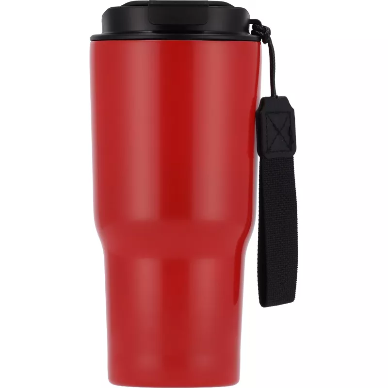 Kubek termiczny 550 ml ze stali z recyklingu DANA - czerwony (8523905)