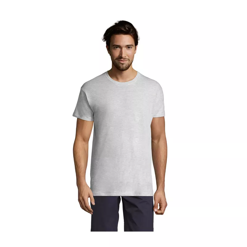 Koszulka unisex bawełniana 150 g/m² Sol's REGENT - Popiól (S11380-AS)