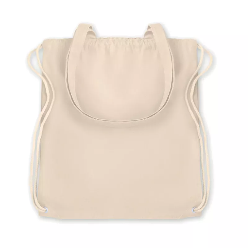 Torba płócienna ze sznurkiem 220 g/m² MOIRA - Bezowy (MO9040-13)