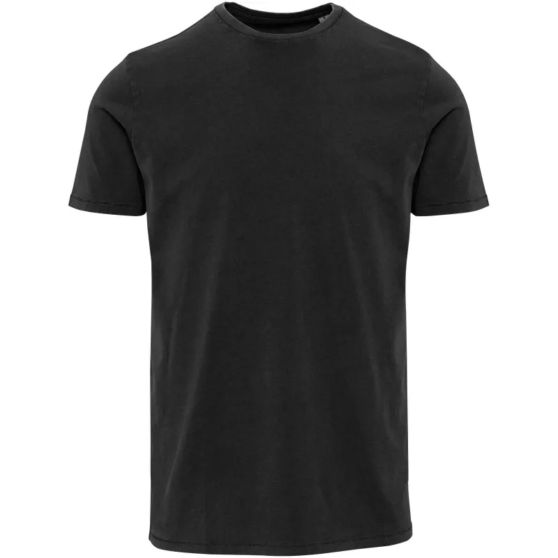Nanaimo 160 g/m2 sprany męski T-shirt - Czarny (39565-BLACK)