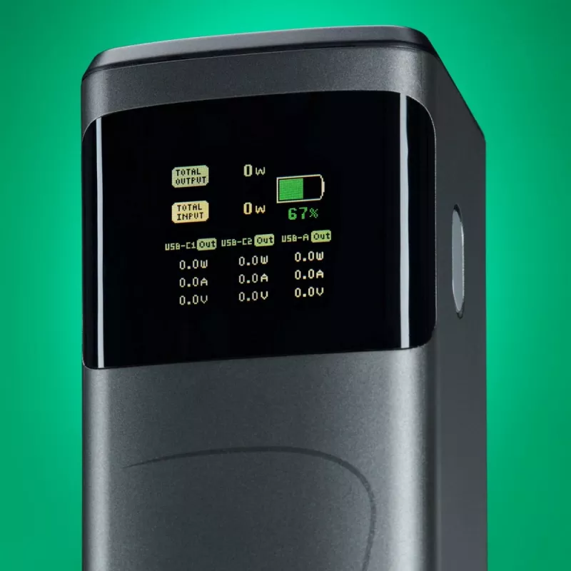 Power bank 20000 mAh Hama High Power 65W - grafitowy (VH028-15)