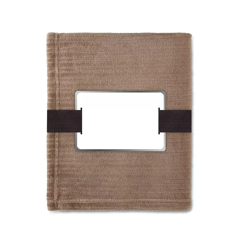 Koc polarowy 125x150 cm 240 g/m² CAP CODE - Khaki (MO7246-39)
