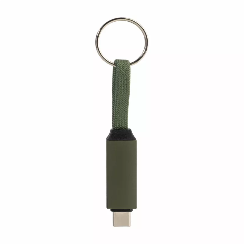 Keycab přívěsek na klíče 60W kabel USB-C - ciemno zielony (AP864151-07A)
