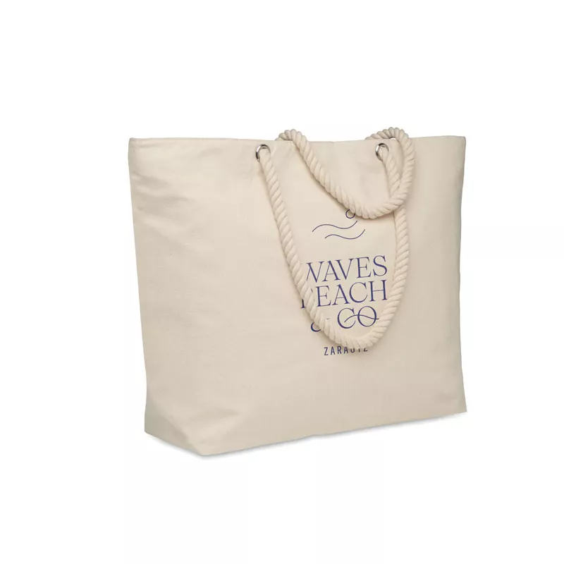 Torba plażowa chłodząca z bawełny 220 g/m² HEAVEN - Bezowy (MO2127-13)