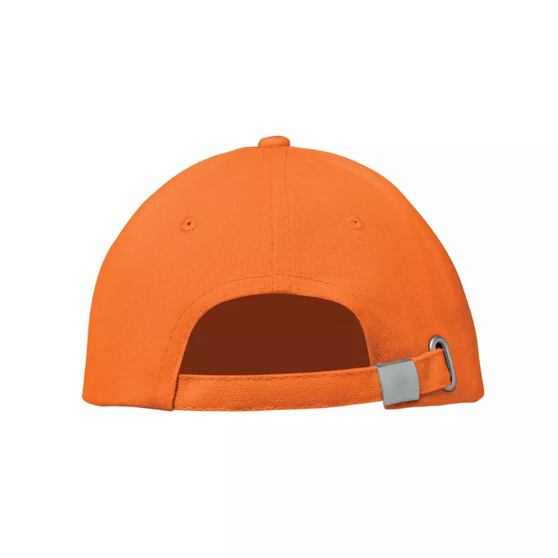 Czapka z daszkiem 6-panelowa 260 g/m² BUFFALO - Pomaranczowy (MO1464-10)