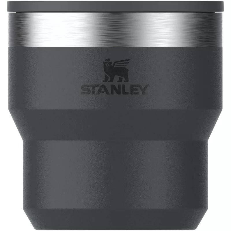 Termoizolowany kubek kempingowy Stanley Stay Hot 295 ml ze stali nierdzewnej, umożliwiający wkładanie kubków jeden w drugi - Czarny (10097390)