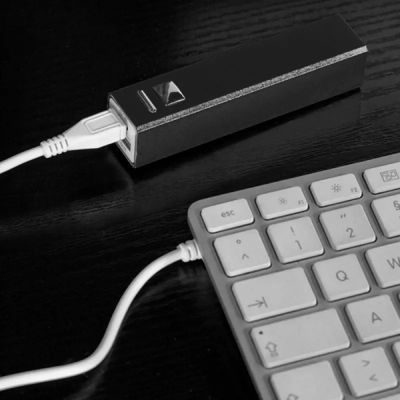 Power bank 2200 mAh PORT HOPE - czarny (302903)