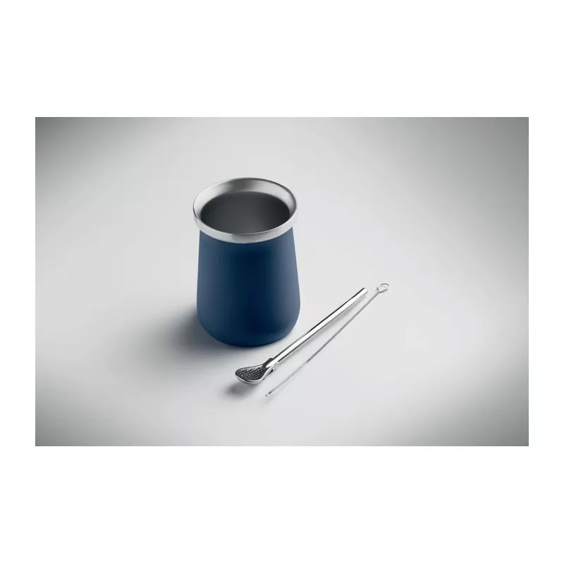 Kubek do yerba mate z bombillą 240 ml MIYERBA - Francuski Granat (MO2776-85)