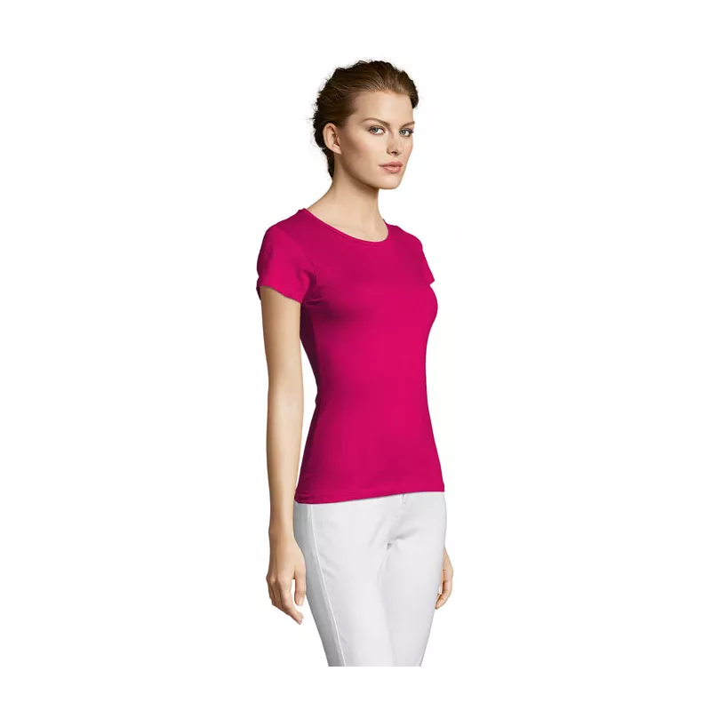 Koszulka damska dopasowana 150 g/m² Sol's MISS - Fuchsia (S11386-FU)