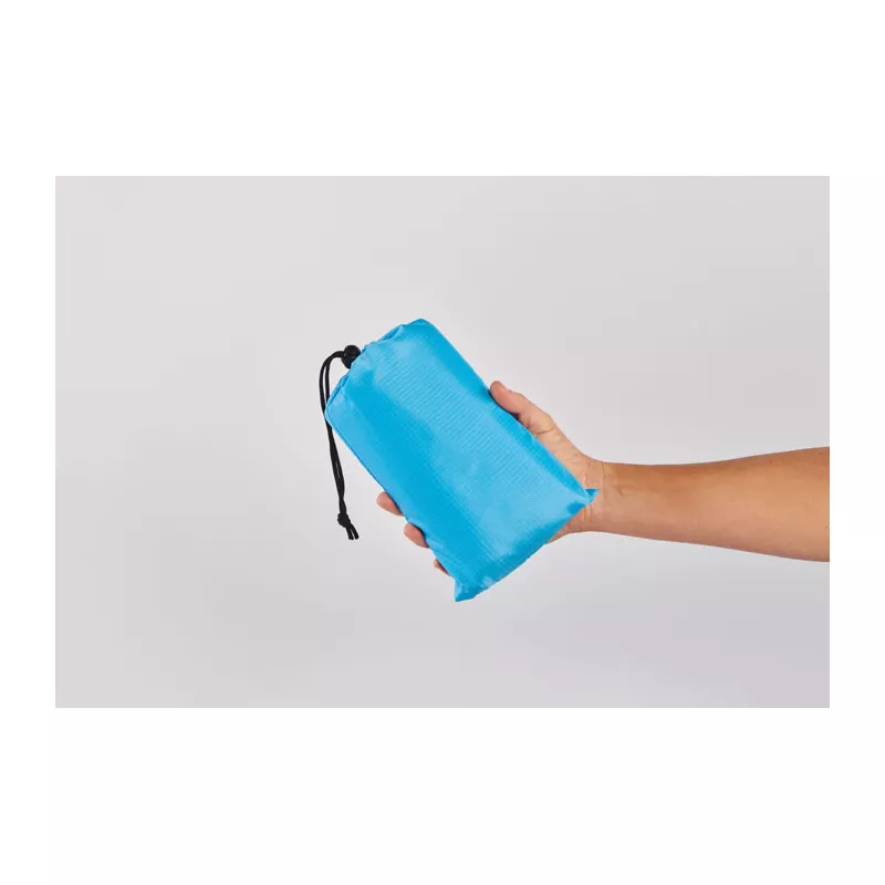 Mata plażowa duża z poliestru 200x210 cm NOSAND - Turkusowy (MO2882-12)