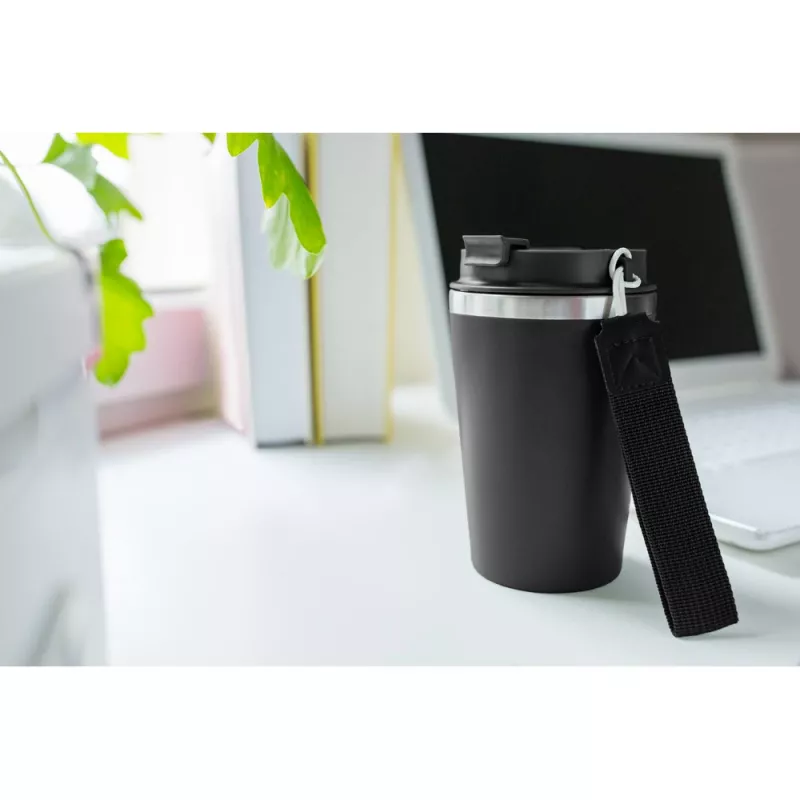 Kubek termiczny 350 ml | Nairod - czarny (VA057-03)