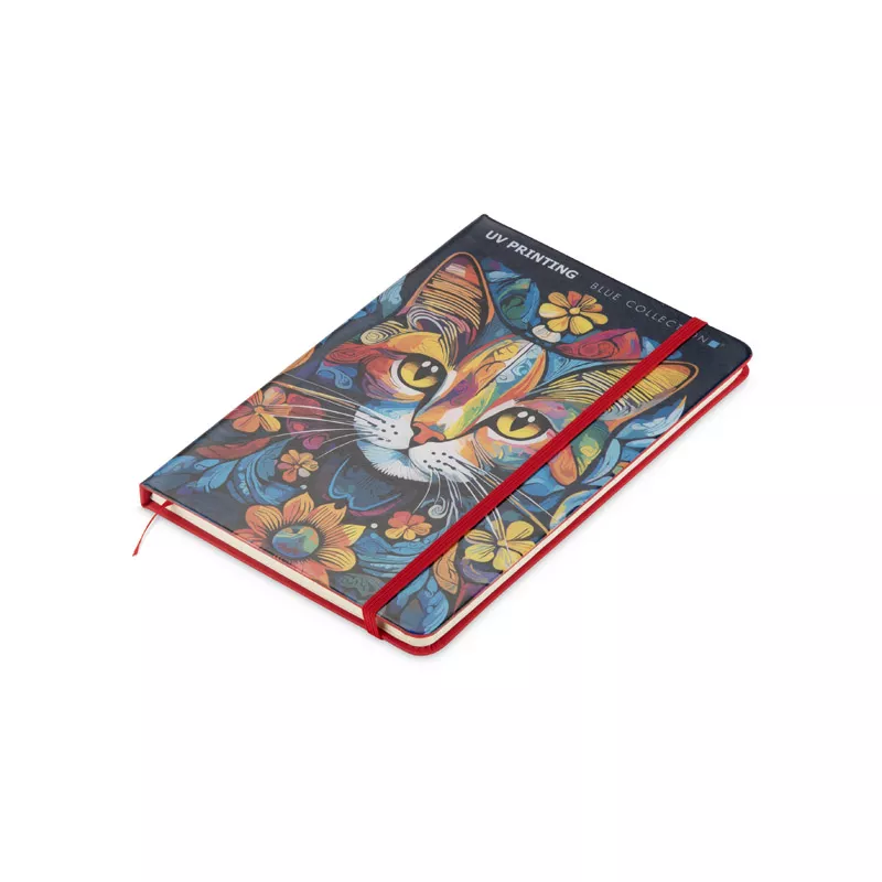 Notes 70 kartek w kratkę rVITAL A5 - czerwony (18225-04)