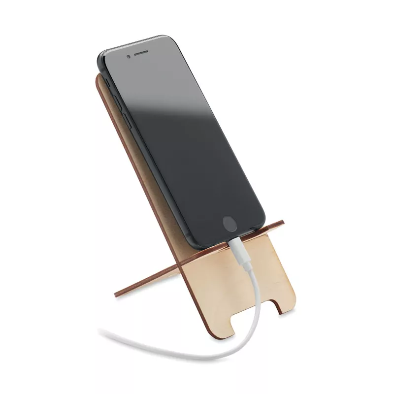 Stojak na telefon brzozowy z nasionami GROUW STAND - Drewna (MO6690-40)