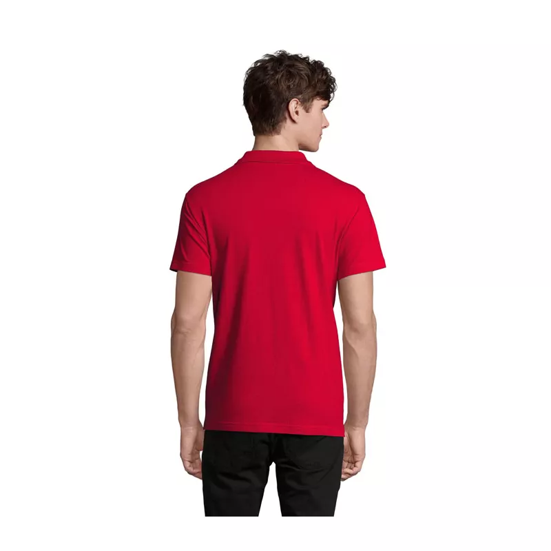 Koszulka polo męska piqué 210 g/m² Sol's SPRING II - Czerwony (S11362-RD)