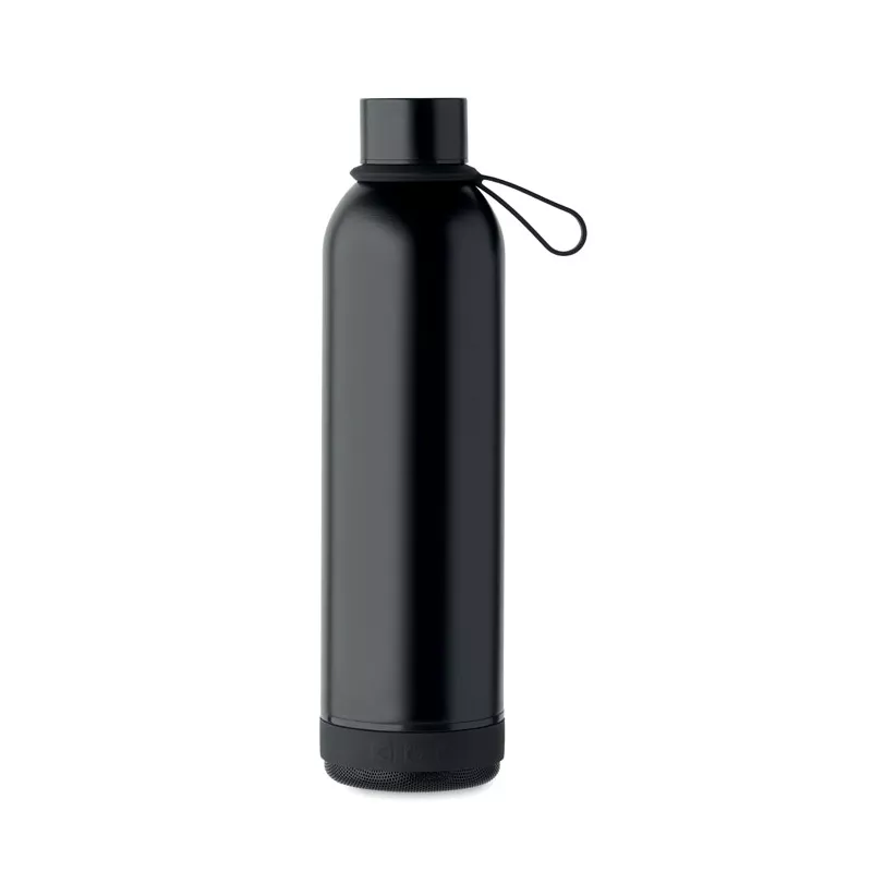 Butelka termiczna 500 ml z głośnikiem 3W MUSEY - Czarny (MO2312-03)
