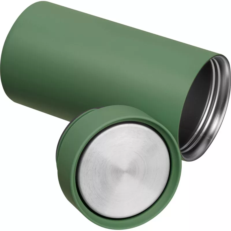 Kubek termiczny stalowy z recyklingu LE PORT MoLu 360 ml - oliwkowy (535319)