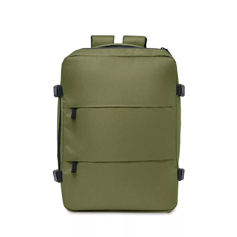 Plecak kabinowy rozciągliwy 15" RPET 20 l ASPEN - Zieleń Wojskowa (MO3195-49)