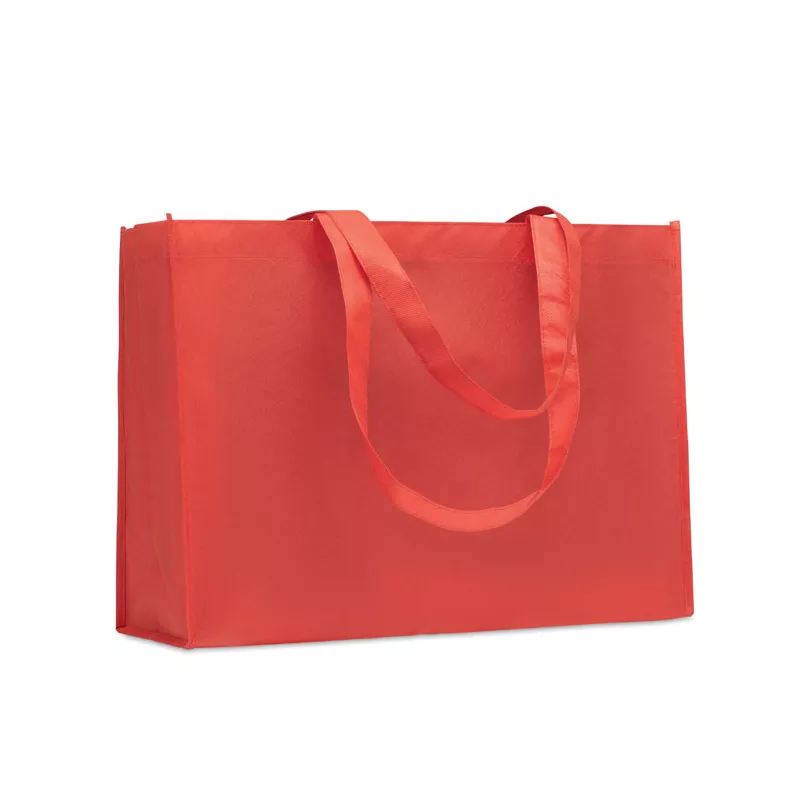 Torba na zakupy z włókniny RPET 80 g/m² KAIMONO - Czerwony (MO2193-05)