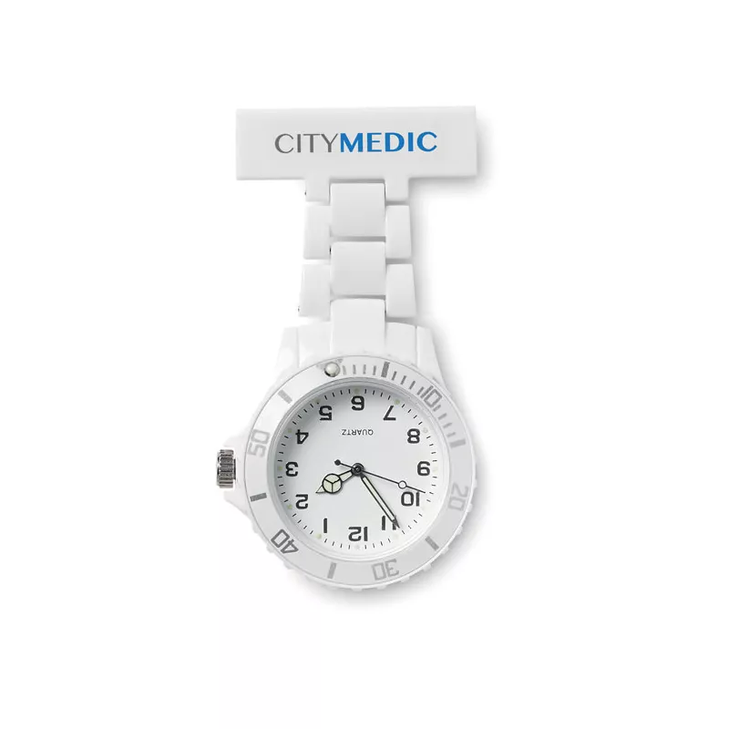 Zegarek pielęgniarski przypinany NURWATCH - Bialy (MO8256-06)