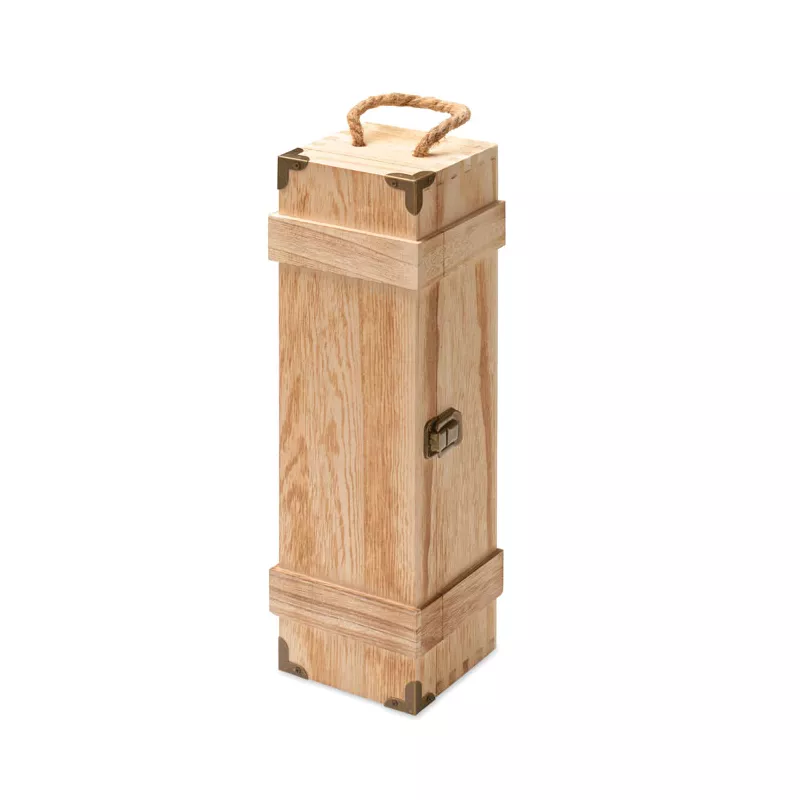 Pudełko na wino z drewna paulowni VINBOX + - Drewna (MO3121-40)